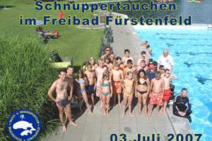 Schnuppertauchen der HS Schwechat